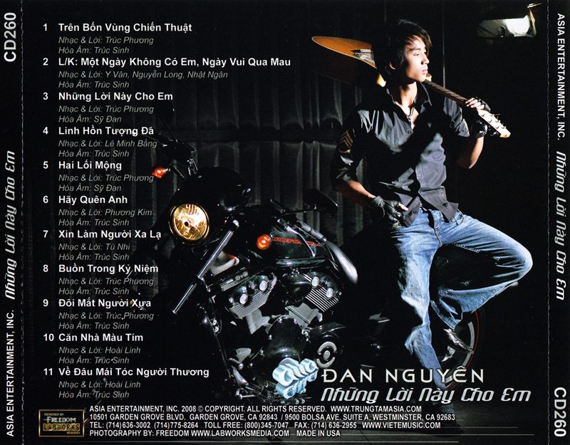 [MDX] ĐĨA CD ĐAN NGUYÊN - CD NHỮNG LỜI NÀY CHO EM