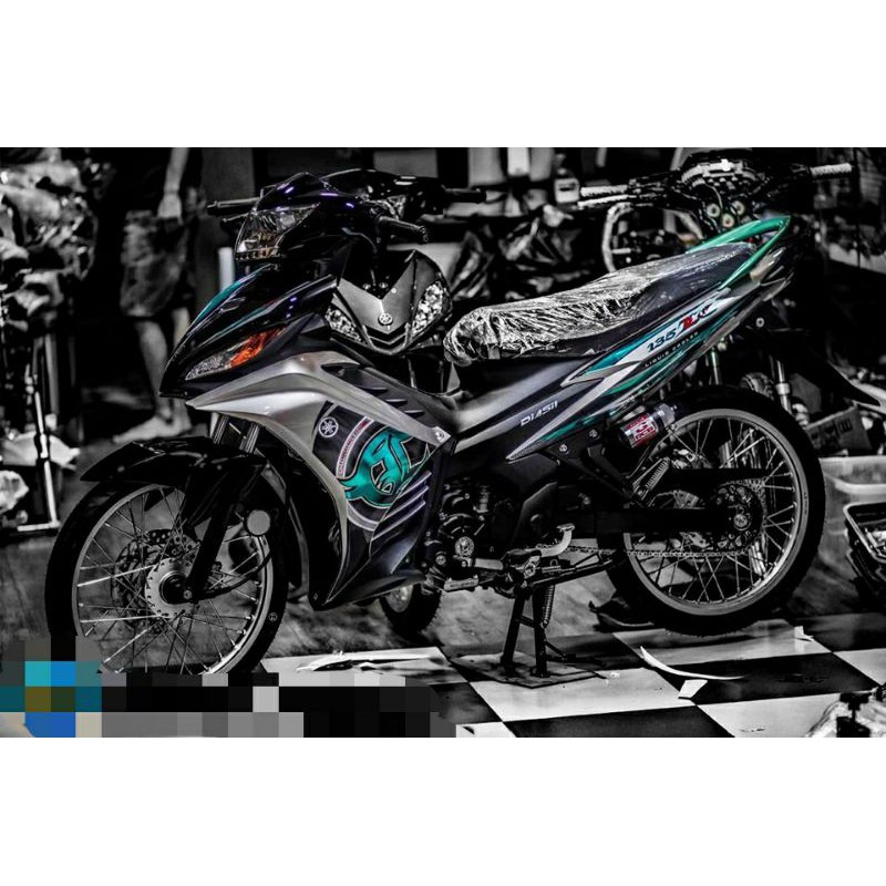 TEM RỜI EXCITER 135 BẠC LC - DECALRUBY