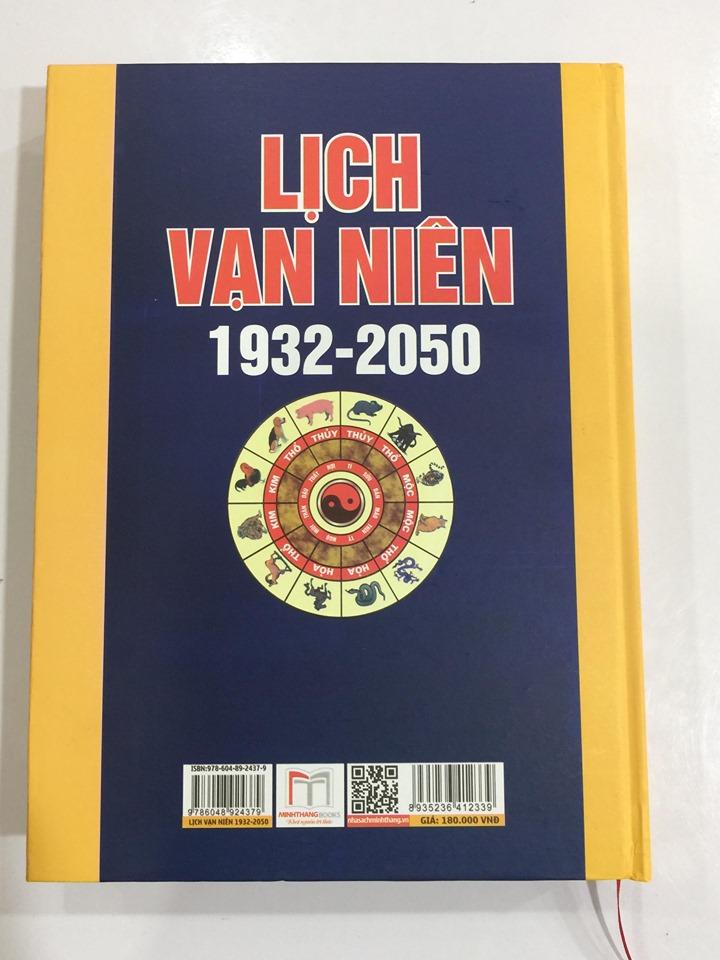 Sách - Lịch vạn niên 1932 - 2050 (bộ sách mới)