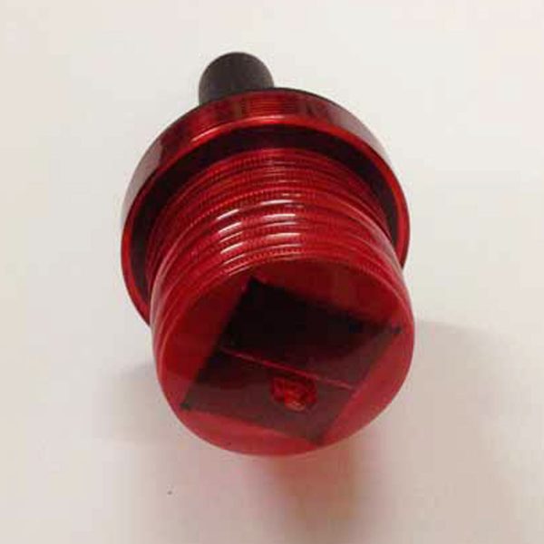 Đèn cảnh báo năng lượng mặt trời cắm cột