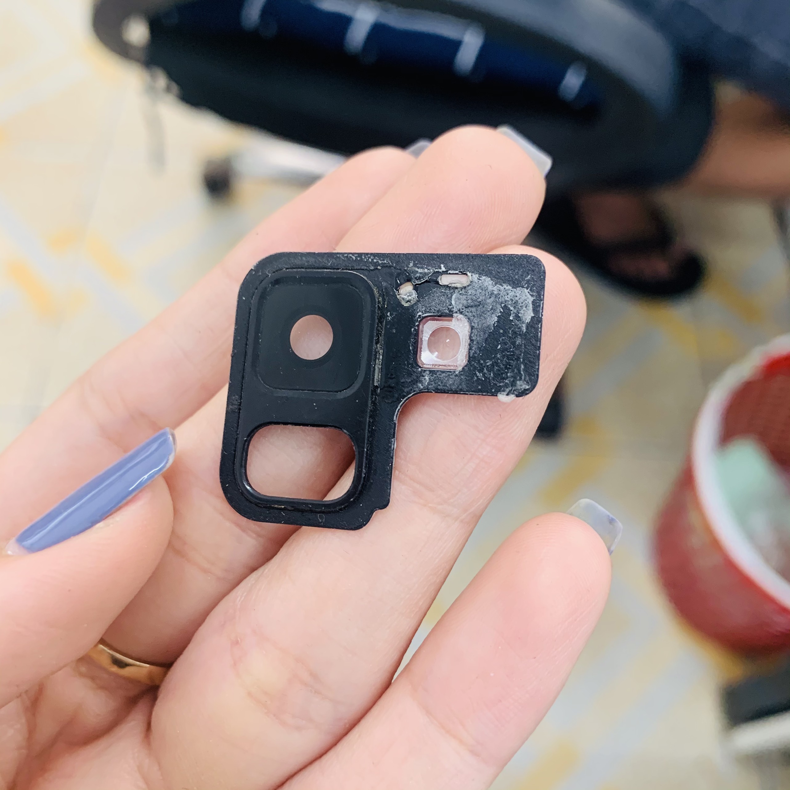 Kính camera Samsung A8 Plus / A730 zin bóc máy , bảo hành đổi trả