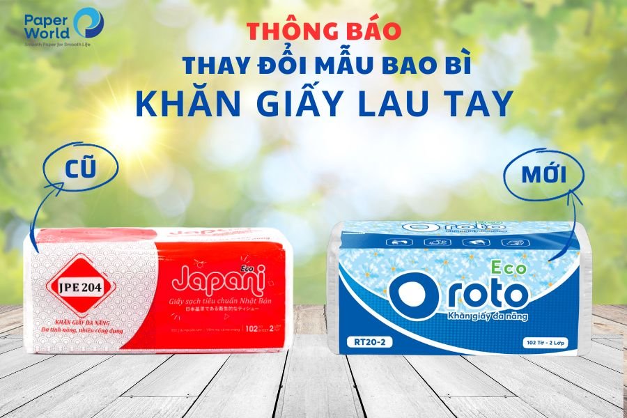 Khăn giấy rút lau tay đa năng roto