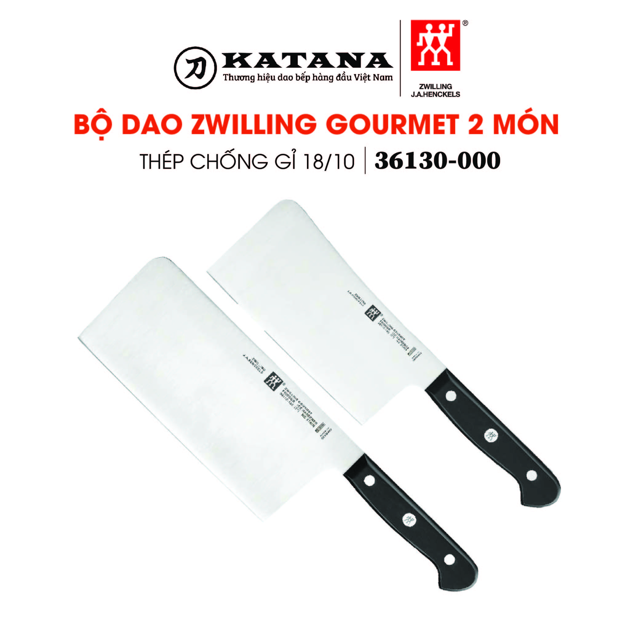 [Trả góp 0%]ZWILLING - Bộ dao ZWILLING Gourmet - 2 món