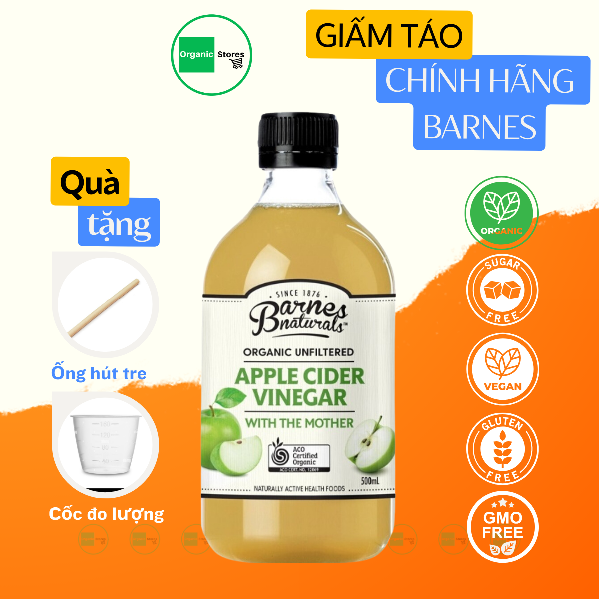 Traditional organic apple vinegar 500ml vodka naturals-organic apple cider vinepar bottle