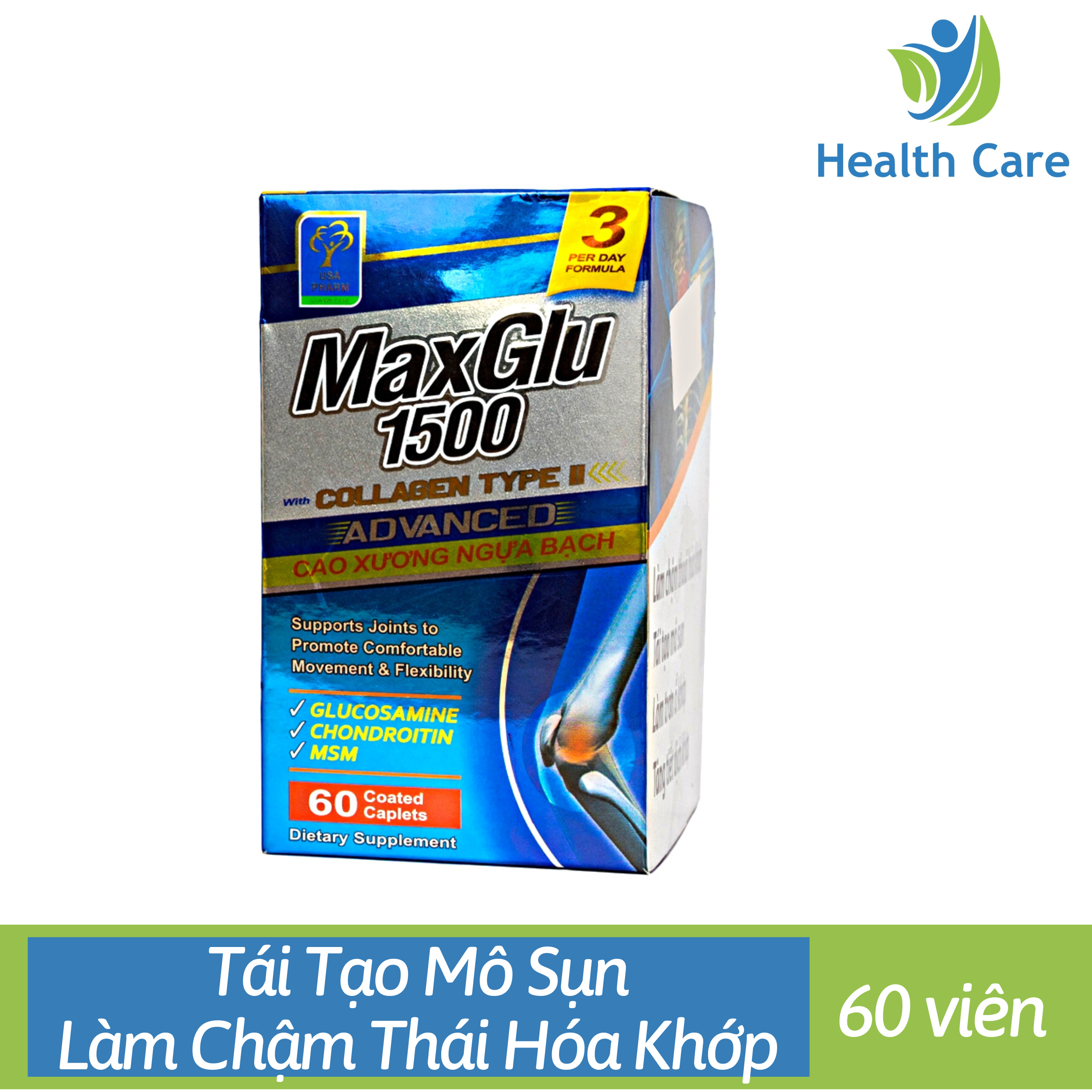 Viên uống bổ xương khớp maxglu 1500