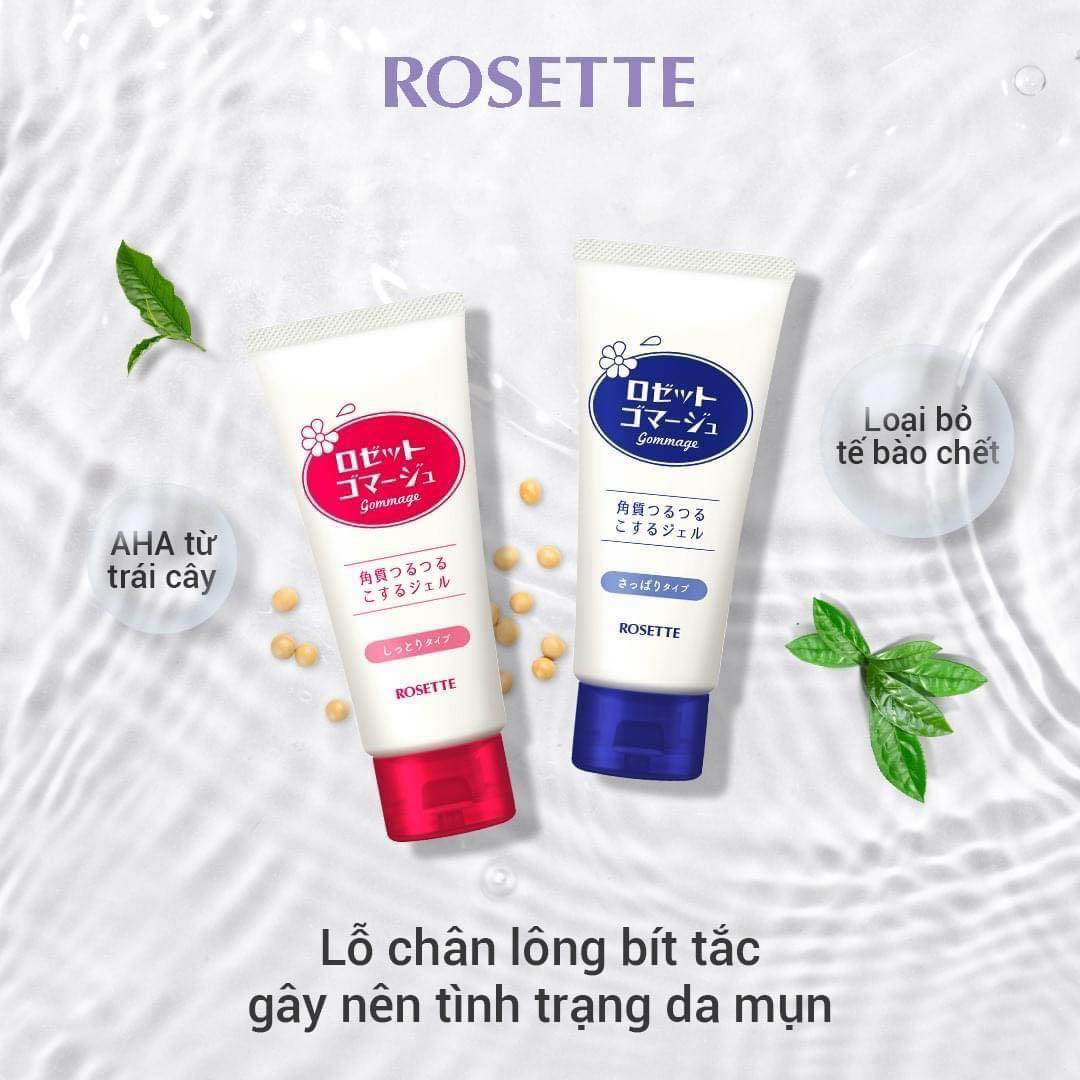 [HÀNG CHÍNH HÃNG] Tẩy Tế Bào Chết Cho Da Mặt Rosette – NỘI ĐỊA NHẬT