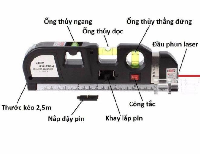 Online Mall - Thước Nivo Laser đa năng (US Quality)