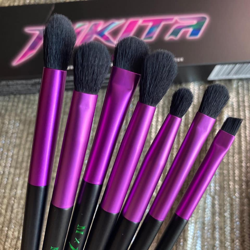 Bộ cọ mắt 7 cây morphr x nikita eye brush chính hãng - 9626