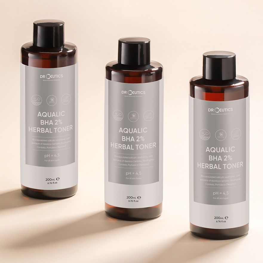 Dung Dịch Cân Bằng Da DrCeutics Aqualic BHA 2% Herbal Toner