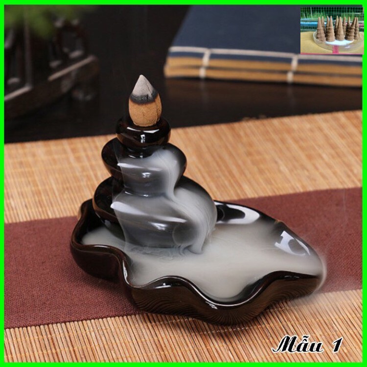(Chọn mẫu) Thác khói trầm hương phong thủy - thác khói chảy ngược bền - đẹp