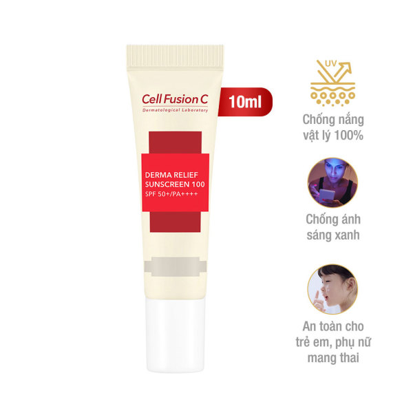 Kem Chống Nắng Cell Fusion C Derma Relief Suncreen 100 SPF 50+ PA++++ 10ml