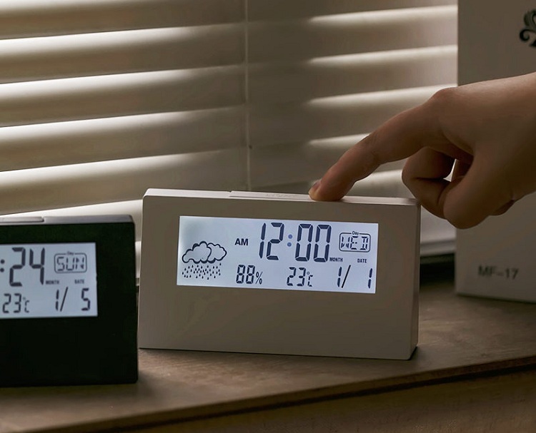Đồng Hồ  Để Bàn Led Điện Tử Có Đèn Siêu Xinh