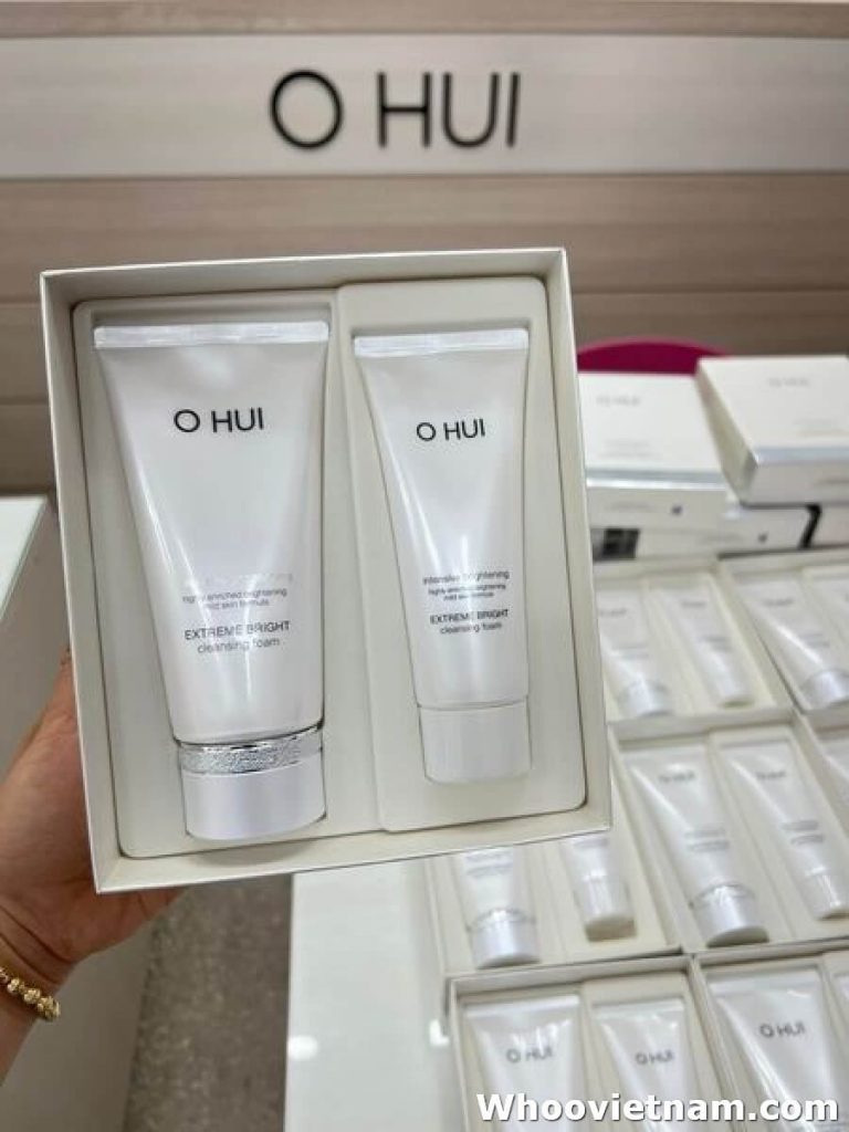 Sét Sữa Rửa Mặt OHUI trắng