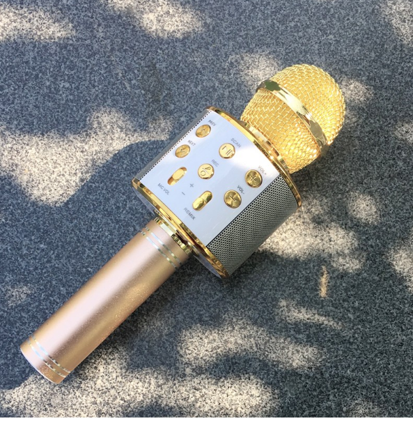 Míc hát karaoke trên điện thoại kèm loa - Míc hát mẫu mới rẻ đẹp - KN000