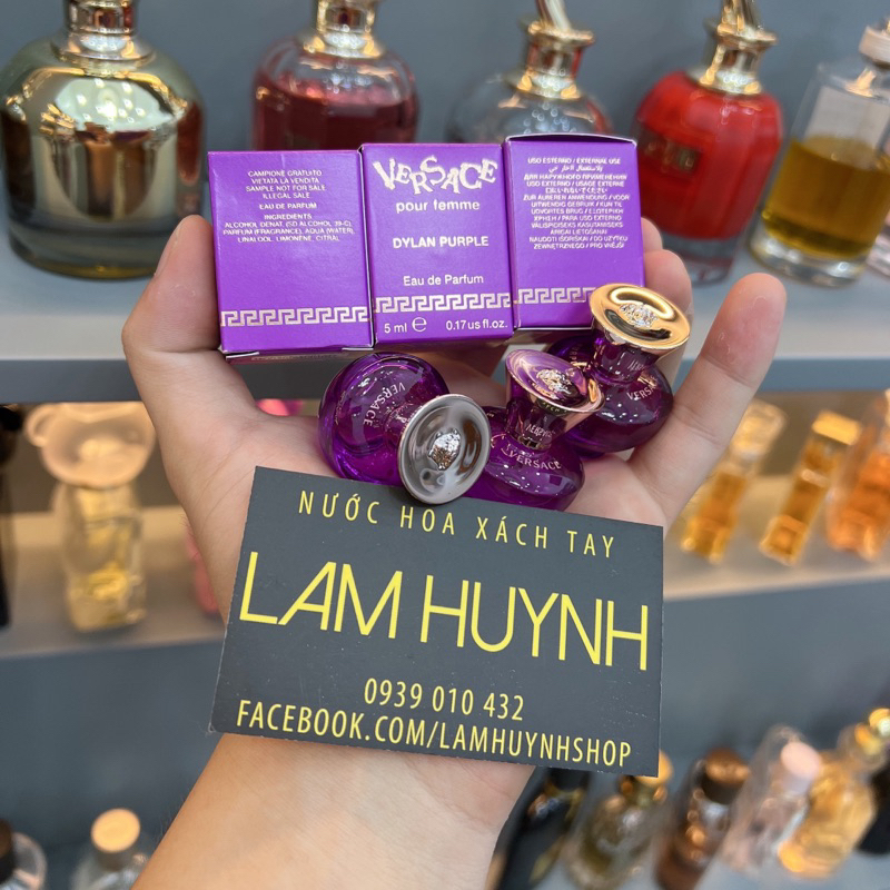 Nước hoa Mini Nữ VERSACE DYLAN PURPLE 5ml