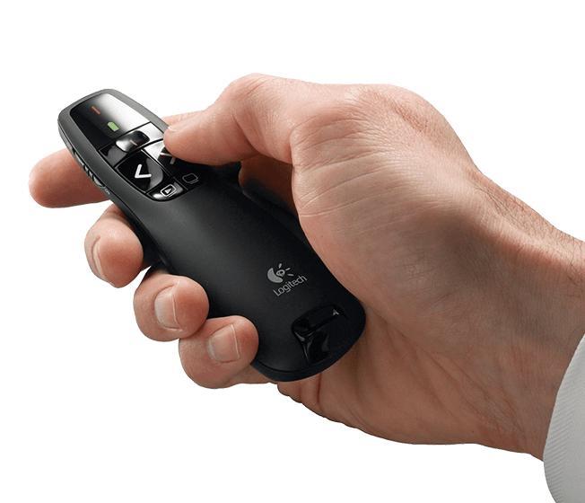 (BH 12T) (BT 12T) Bút trình chiếu Logitech Wireless Presenter R400 - Hàng công ty