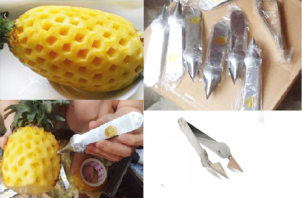 Dụng cụ gắp mắt thơm (dứa) siêu nhanh - Dao Cắt Mắt Thơm Không Gỉ Đa Năng Tiện Lợi