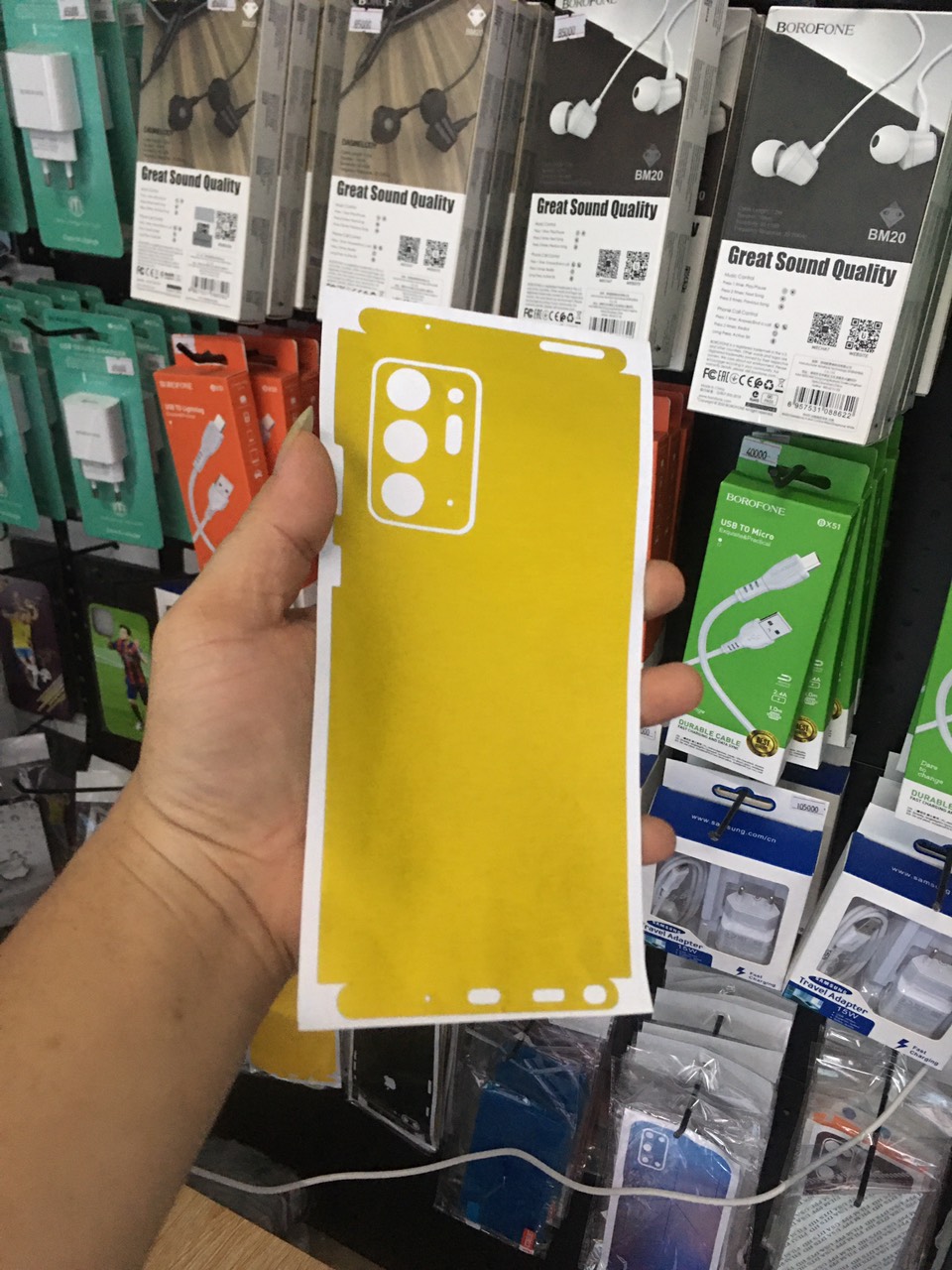 Miếng Dán Skin decal nhôm xước full viền Samsung note 20 / note 20 ultra chống trầy xước, chống bám vân tay..