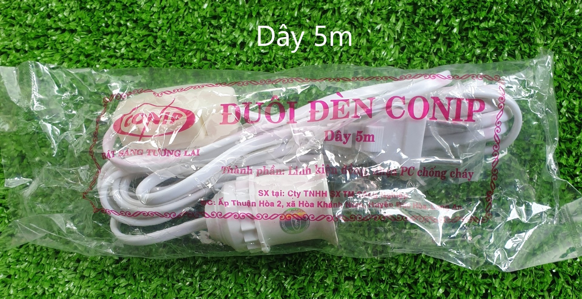 Dây đuôi đèn liền công tắc 3m/5m/8m/10m