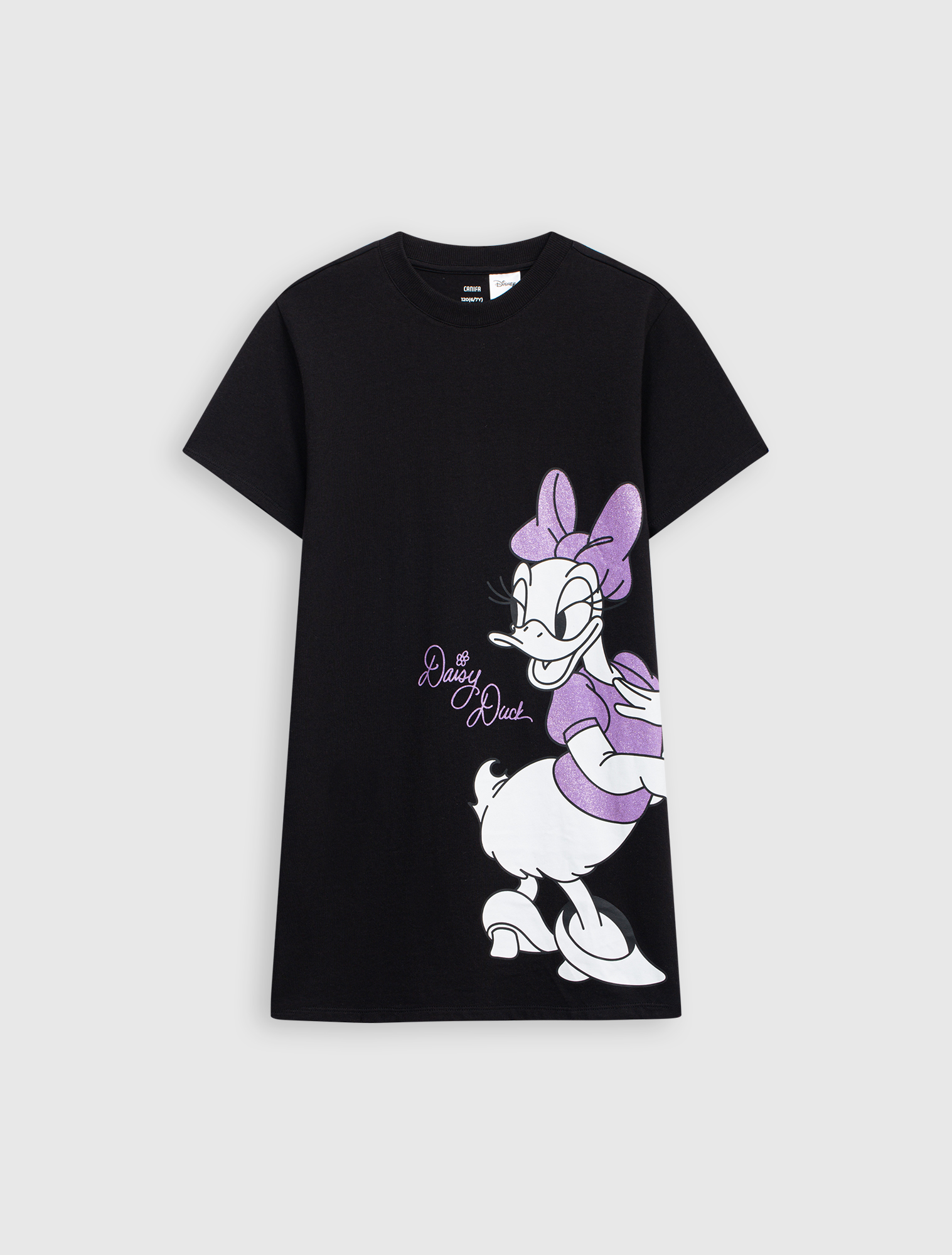 Váy liền bé gái canifa cotton có hình in mickey & friends 1ds23s010