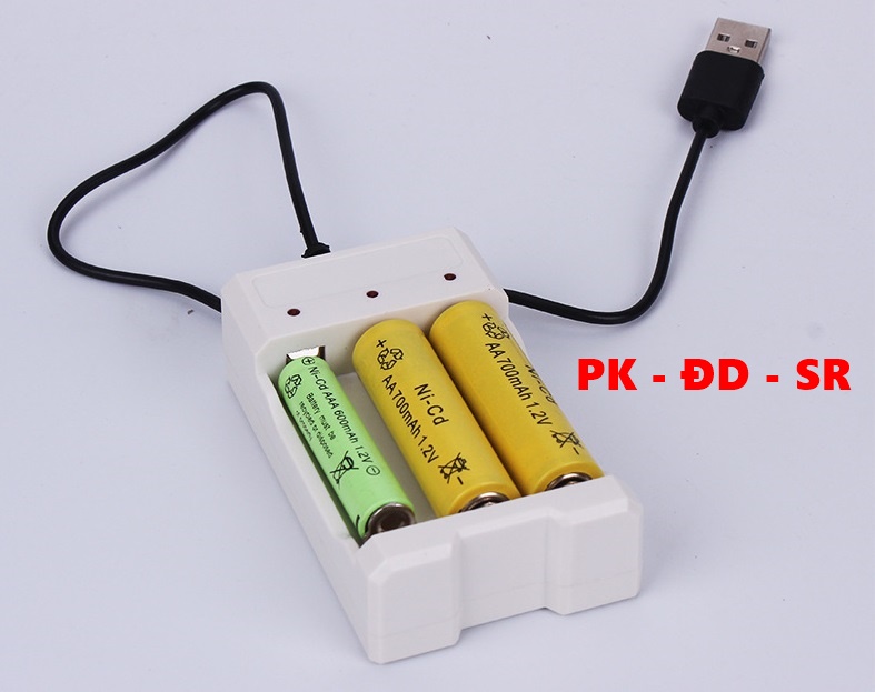 Bộ Sạc Pin Đa Năng 3 Khe - Siêu Rẻ