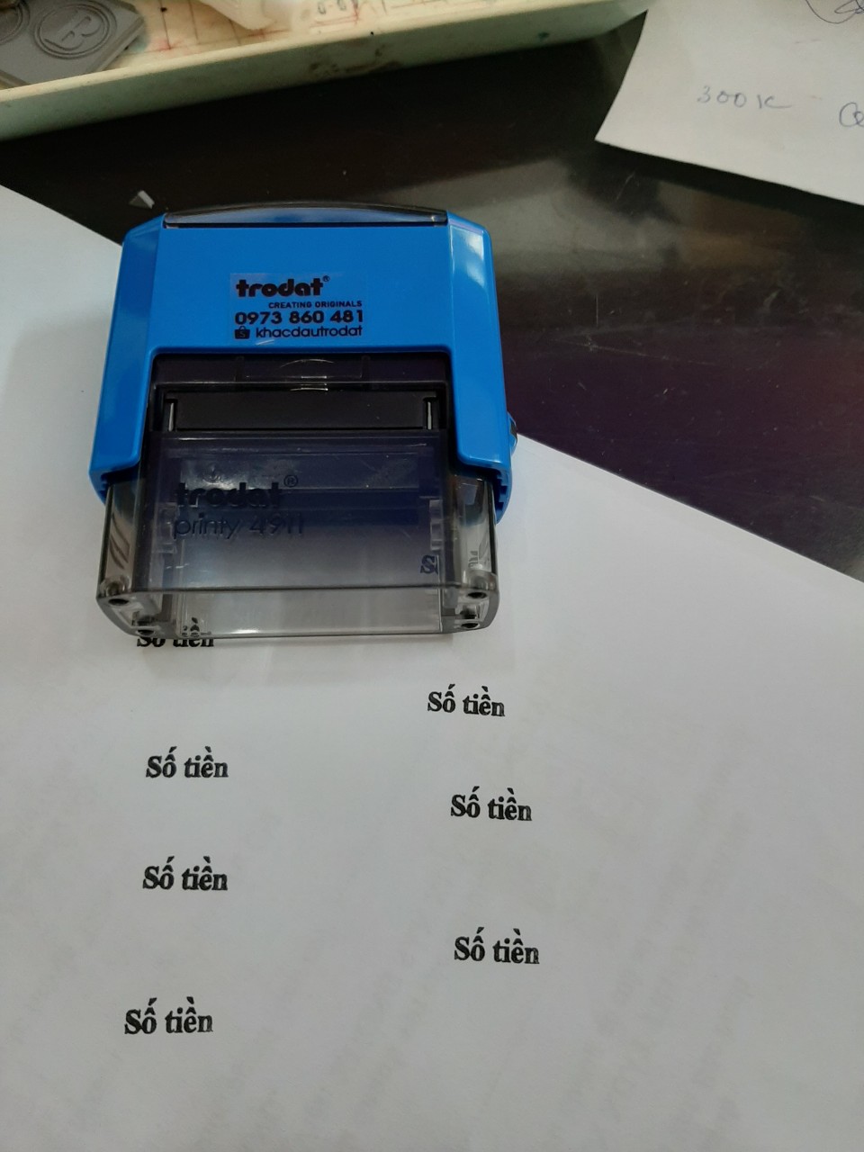 Khắc dấu tên 1-2 dòng Trodat 4911
