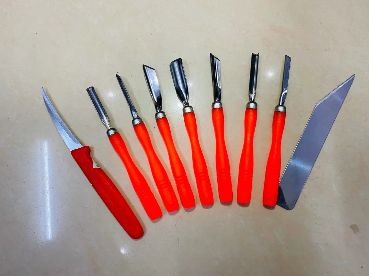 Bộ Dụng Cụ Tỉa Rau Củ Quả 8 Món