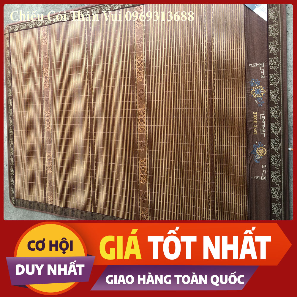 Chiếu Gỗ Sịn  ❤️FREESHIP❤️ nan gỗ bóng mịn (hàng cao cấp)