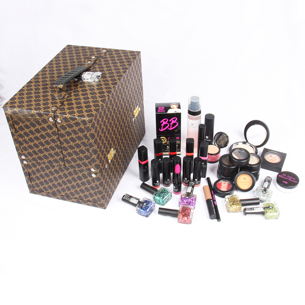 {Genuine} combo cosmetic makeup Korean 37 dish makeup individual professional genuine enclosed trunk Hana đựng Đồ spray tattoo, nail, MI, high-end cosmetics size 30x20x25 cm lockable convenience, commitment to quality products True description