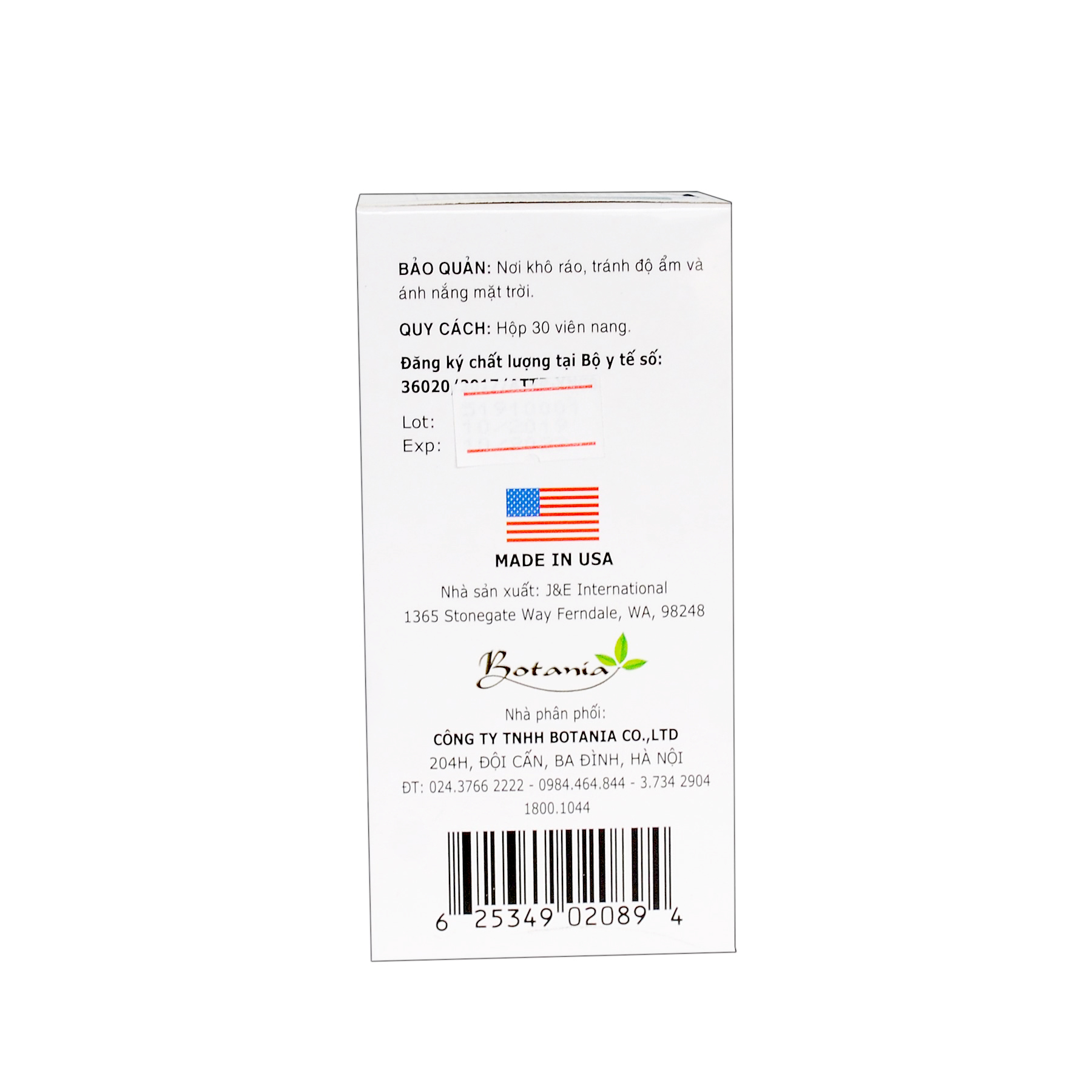 BoniHair - USA - Lọ 30 Viên - Giảm Rụng Tóc, Kích Thích Mọc Tóc