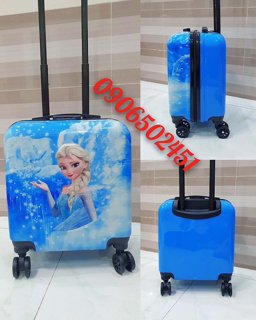 Size 20 inch Balo vali kéo dành cho bé Trai bé gái siêu đẹp nhiều mẫu chọn