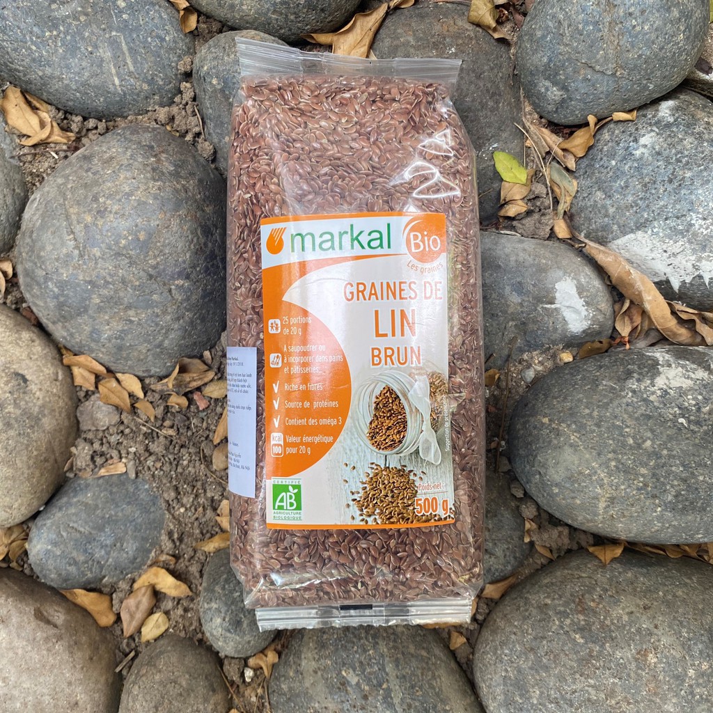 Hạt Lanh Vàng/ Nâu Hữu Cơ Markal 500g