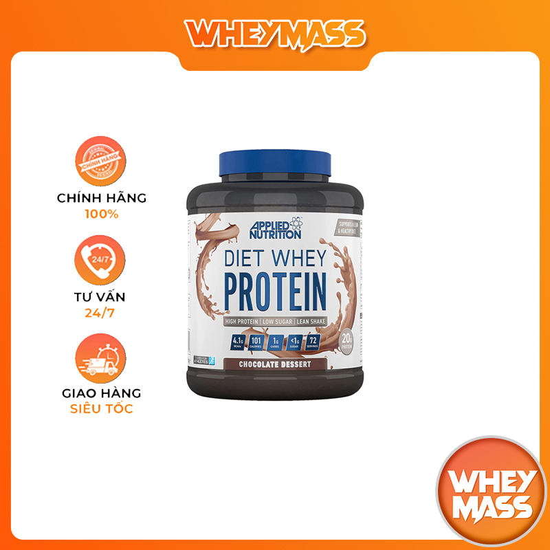 Sữa Tăng Cân Tăng Cơ  Applied Nutrition Diet Whey 80 lần dùng