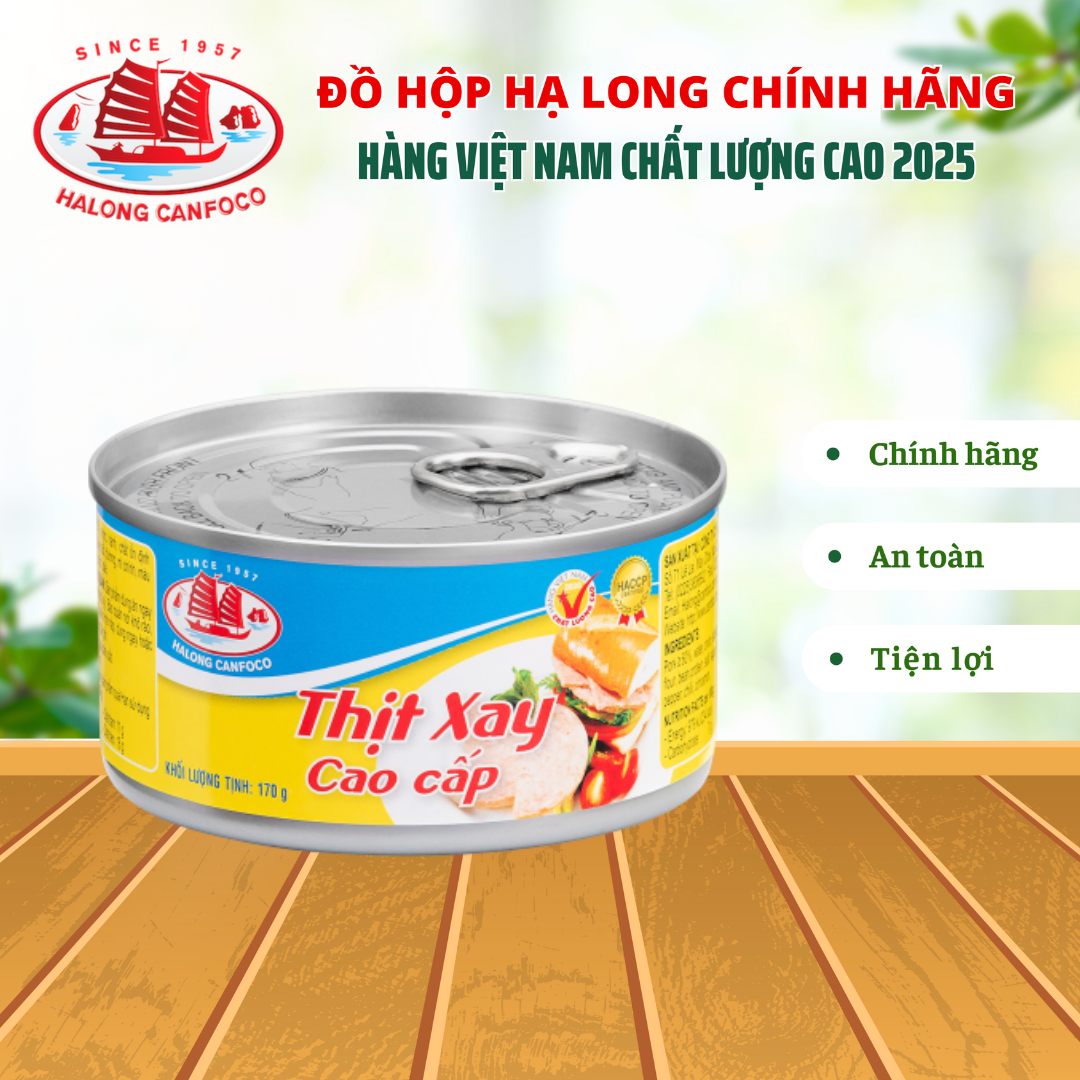 Thịt xay cao cấp 170g - Đồ Hộp Hạ Long