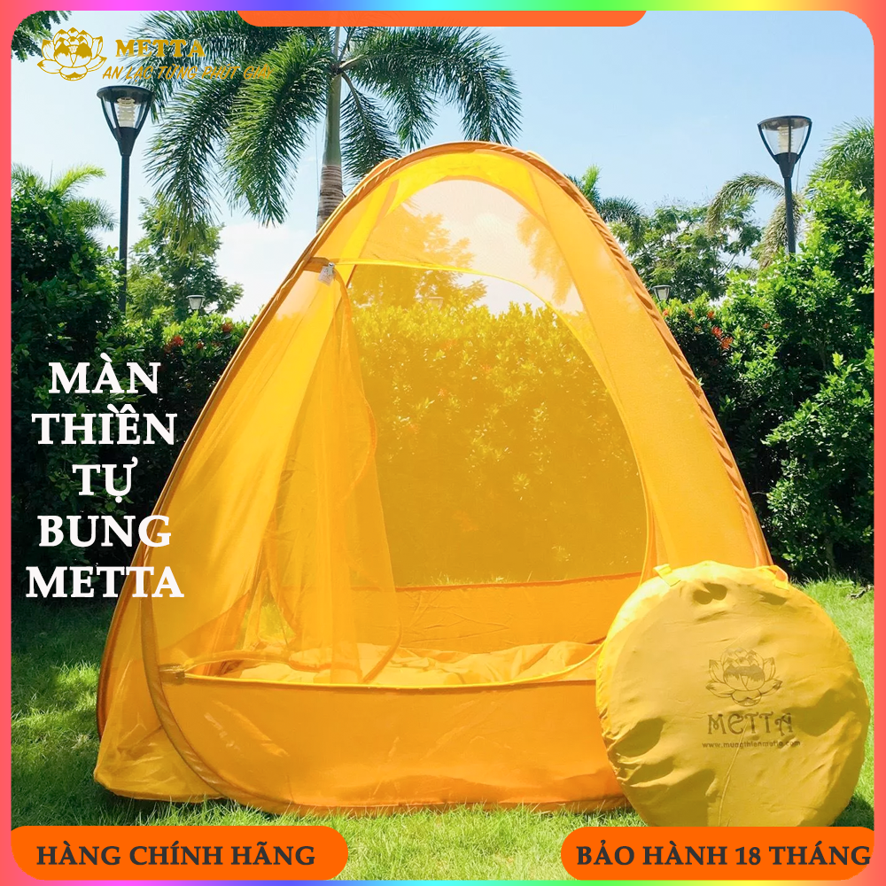 Màn Thiền Tự Bung METTA - Size 1M2 Vuông - Bảo Hành 18 tháng dành cho Cá Nhân - Hàng Xuất Khẩu