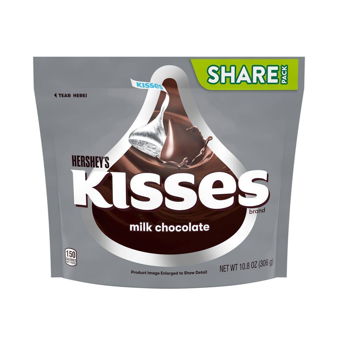 TÚI 306g SOCOLA SỮA Hershey s Kisses Milk Chocolate Candy, Share Bag 10.8oz