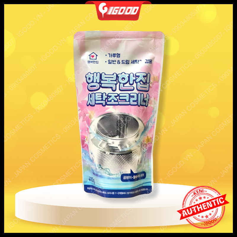 IGOOD - Bột tẩy vệ sinh lồng máy giặt Hàn Quốc Haengbokanjip 160g