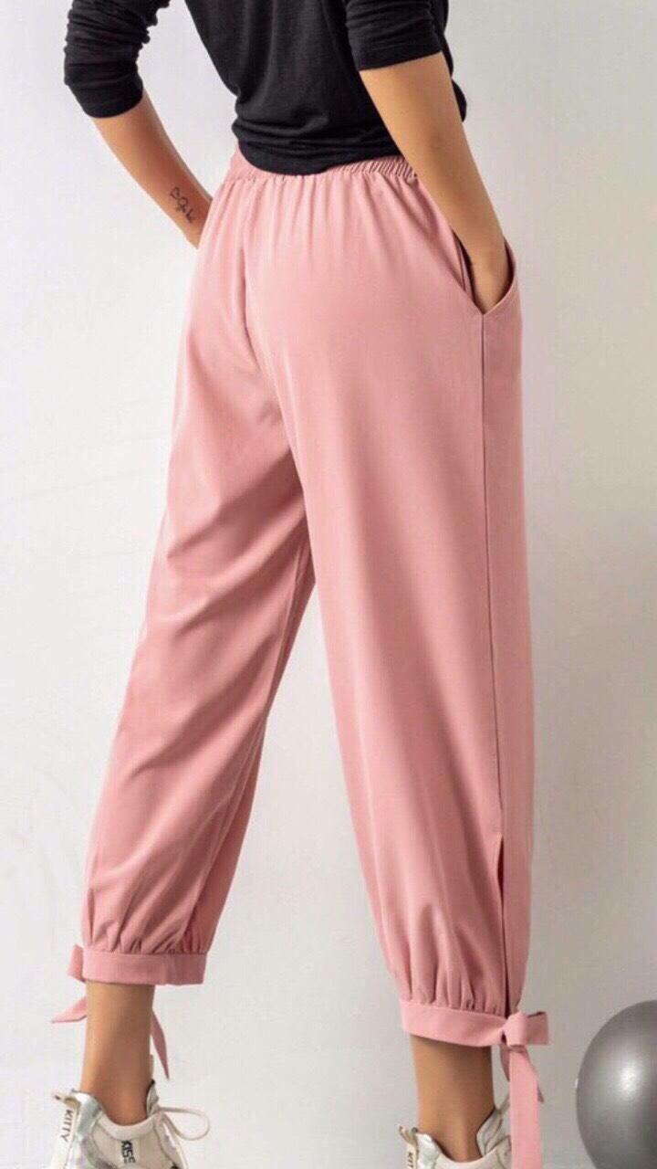 [HCM]QUẦN JOGGER THỂ THAO NỮ - CHẤT DÙ PHỐI DÂY CỘT