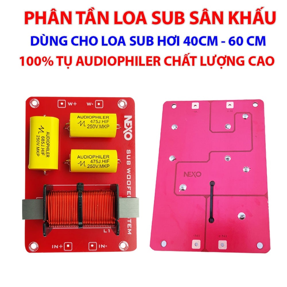Mạch phân tần công suất lớn. Chuyên dùng cho Loa Sân Khấu, Loa Karaoke