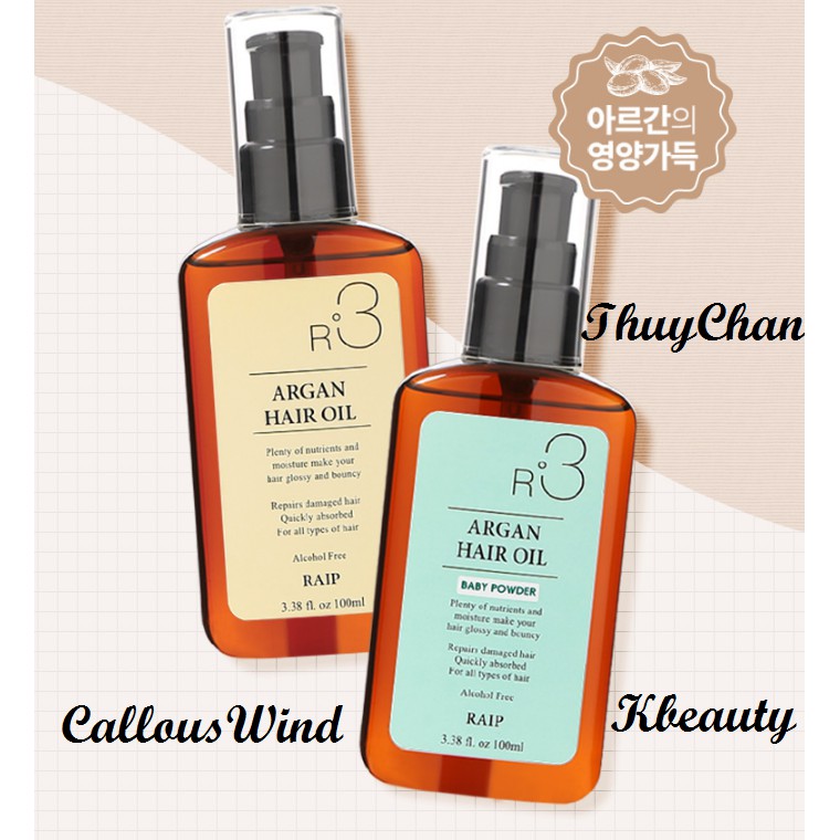 MS84 (#Raip-Argan)Dầu dưỡng tóc Argan Oil Raip R3