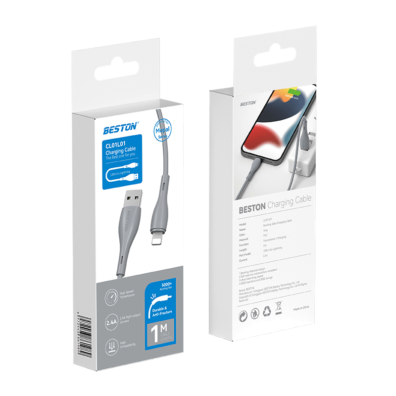 Cáp sạc nhanh Beston Fast Charging Data Cable USB to l.P 2.4A cho IPhone X XS MAX 11 12 13 14 PRO MAX