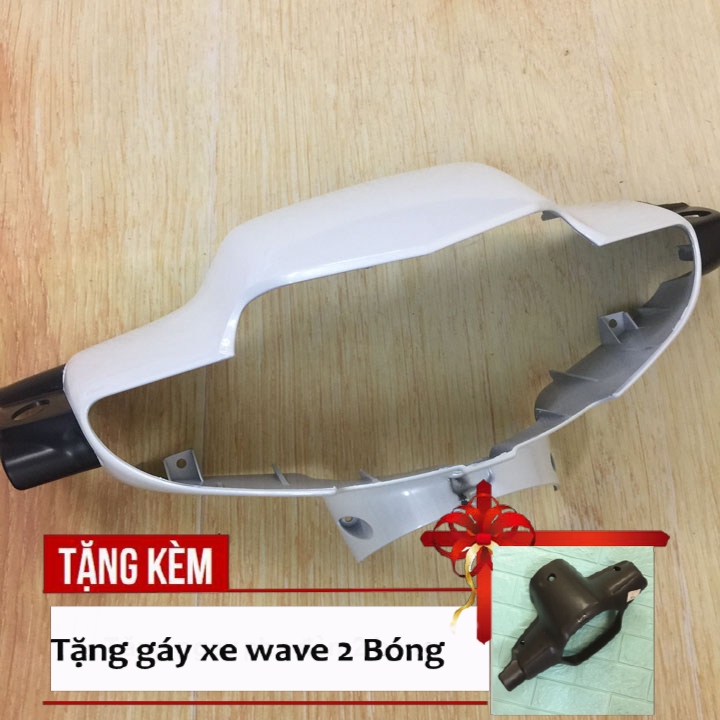 Ốp đầu trước + gáy xe máy,Đầu đèn 2 bóng phanh cơ xe Wave ZX, Wave 110, Wave Alpha 2002-2006