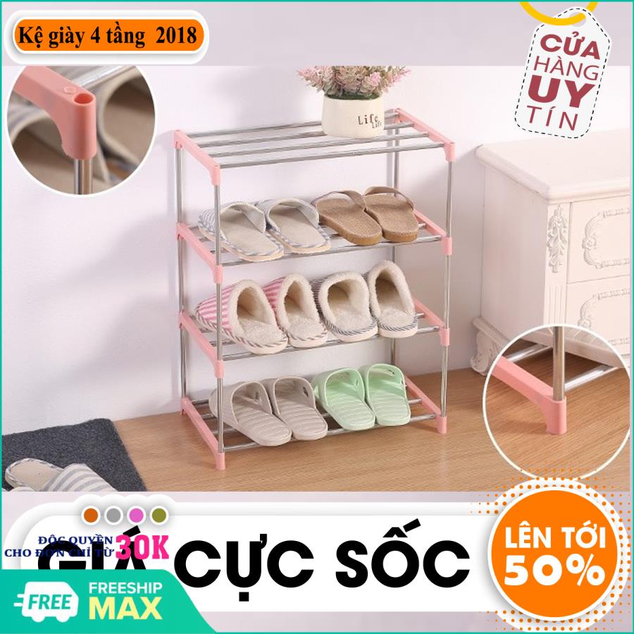 Kệ để giày dép 7 tầng inox cao cấp - HÀNG NEW- Kệ giày dép 7 tầng khung inox,giá để giày inox, giầy dép,kệ để đồ,kệ sách gọn gàng tiết kiệm không gian.