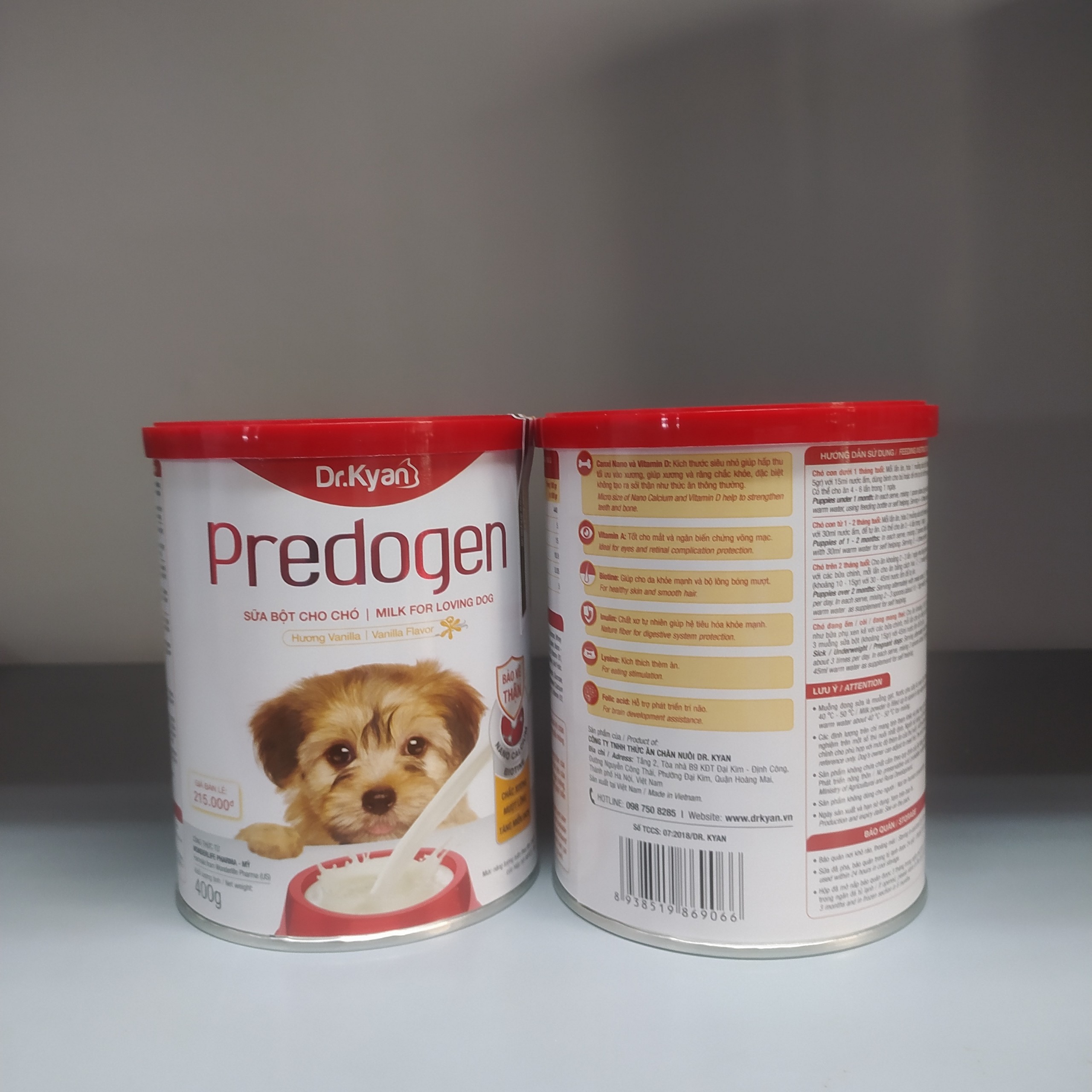 Sữa bột cho chó con Dr.Kyan Predogen 400gr