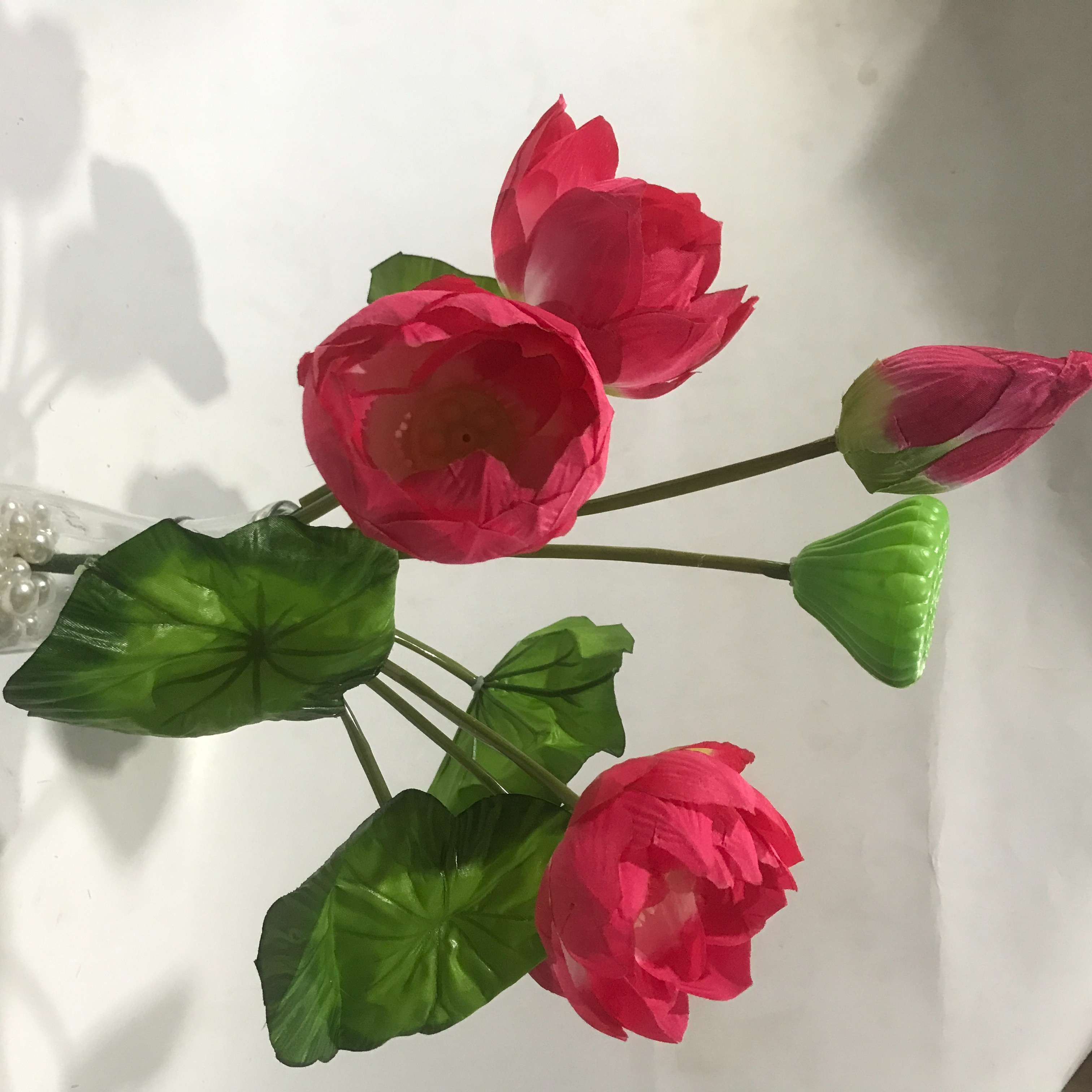 CHÙM HOA SEN GIẢ TRANG TRÍ TẾT