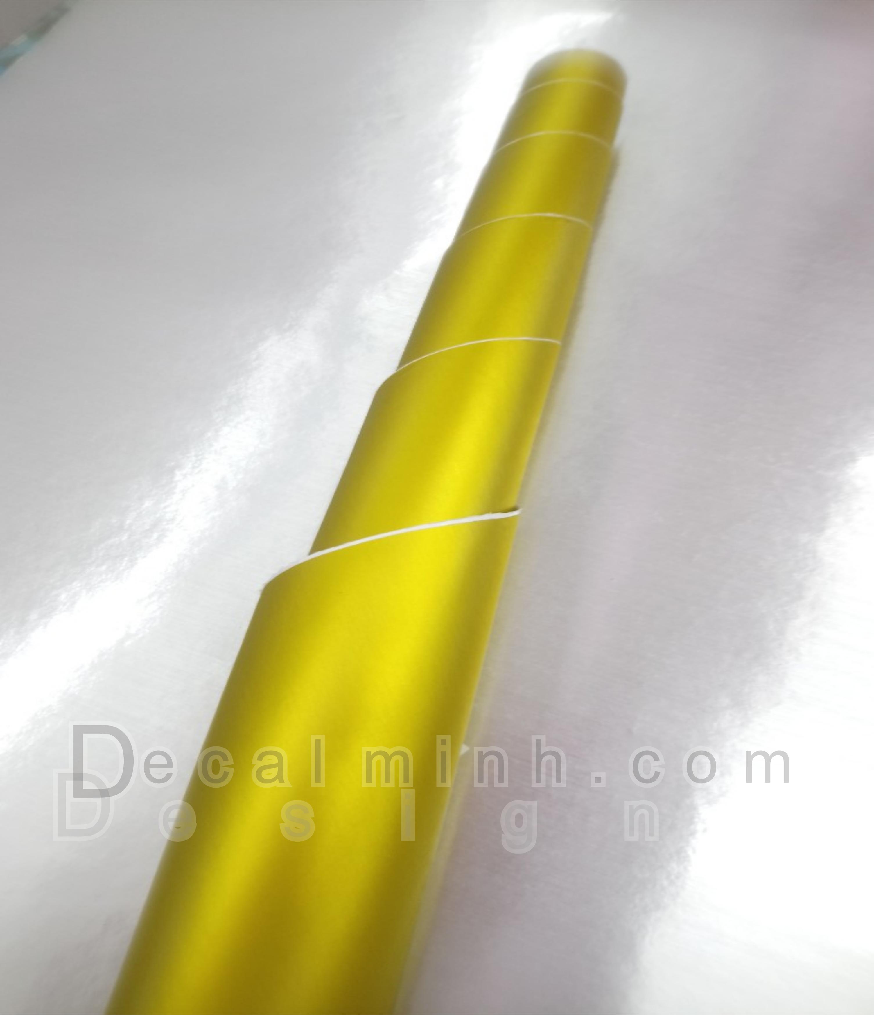 Decal Xước Vàng 3D