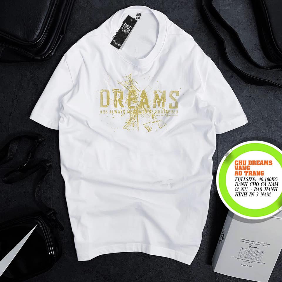Men's big size dreams export T-shirt