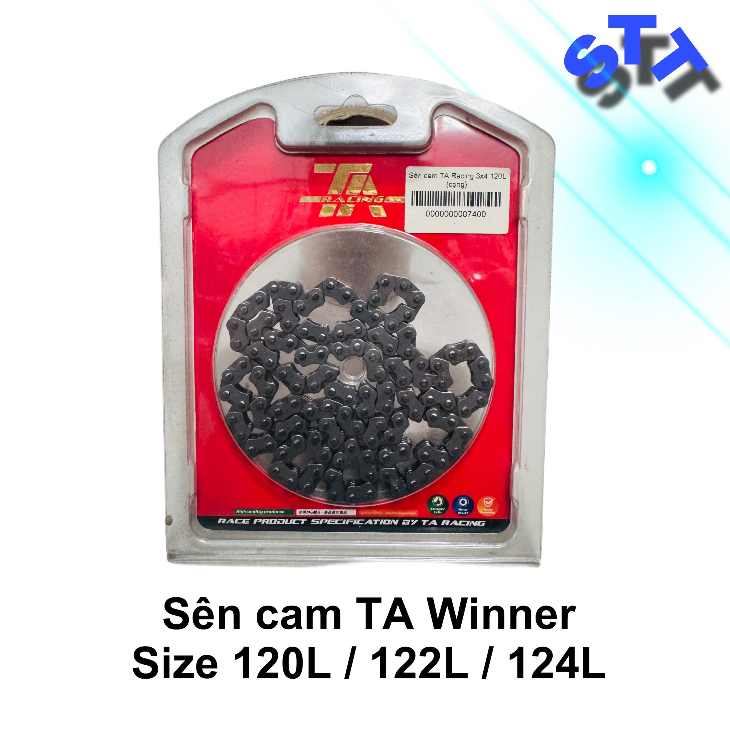 Sên cam TA WINNER / SONIC / RAIDER FI (  Size 120L / 122L / 124L )