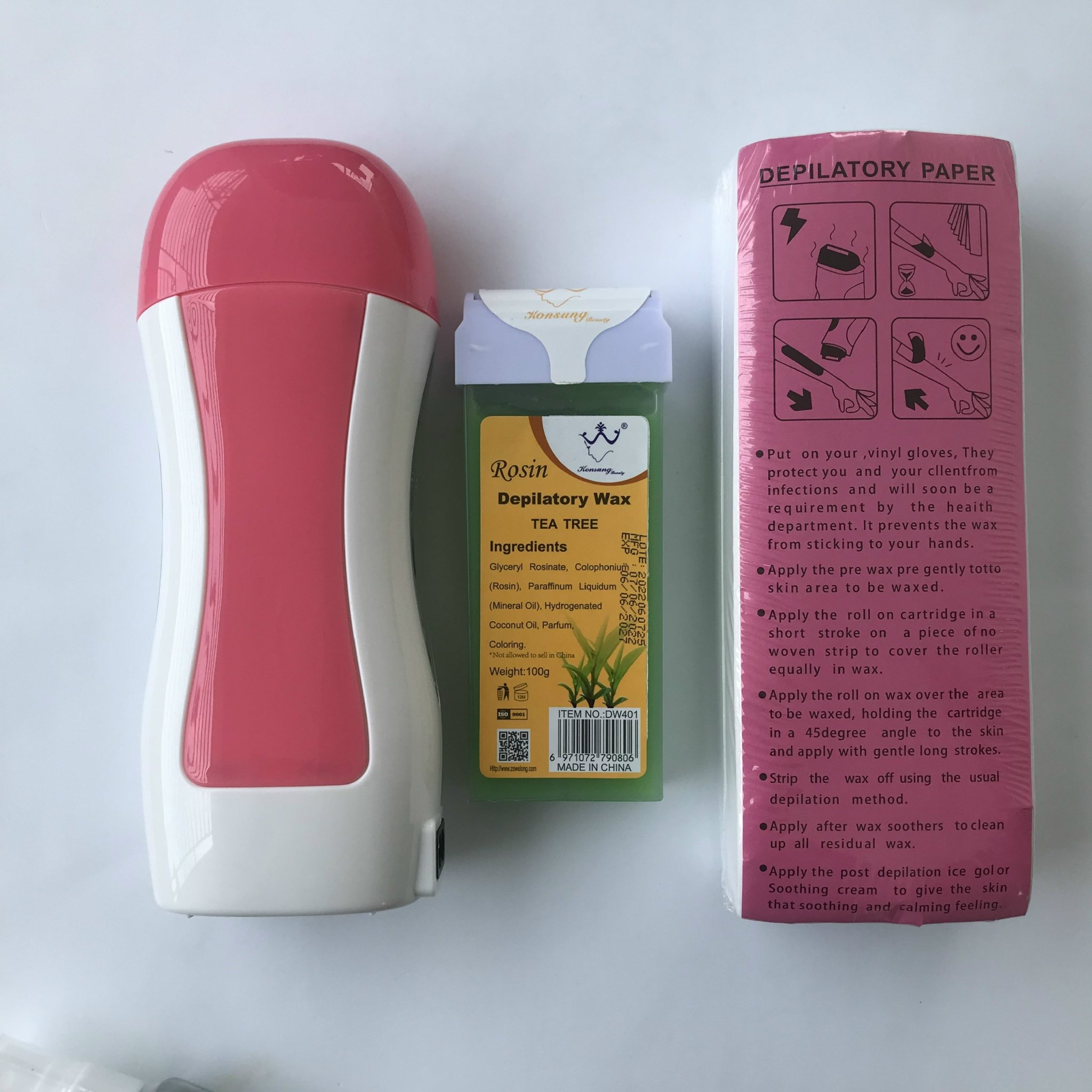 Combo wax lông nóng, triệt lông, tẩy lông