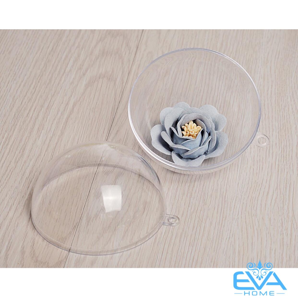 [HCM]Set 5 Quả Cầu Nhựa Trong Suốt 9 Cm